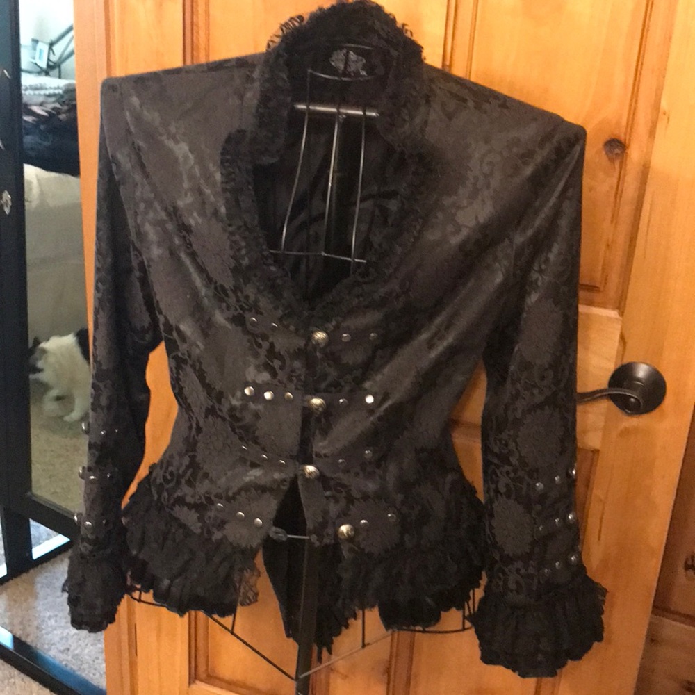 Military inspired dress coat